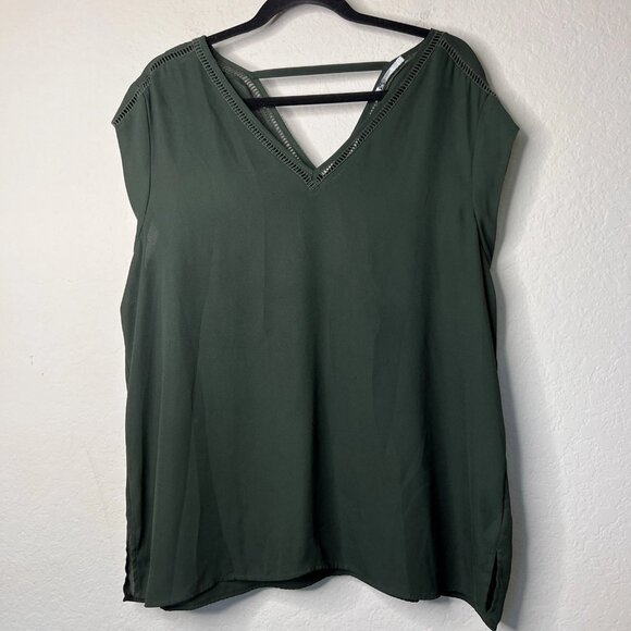 Daniel Rayne Green DR2 Sleeveless Top - Picture 2 of 9
